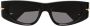 Bottega Veneta Eyewear Zonnebril met ovaal montuur Zwart - Thumbnail 1