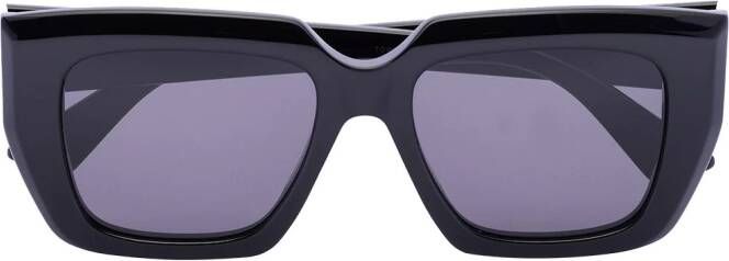 Bottega Veneta Eyewear Zonnebril met vierkant montuur Zwart
