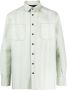 Botter Leren blouse Groen - Thumbnail 1