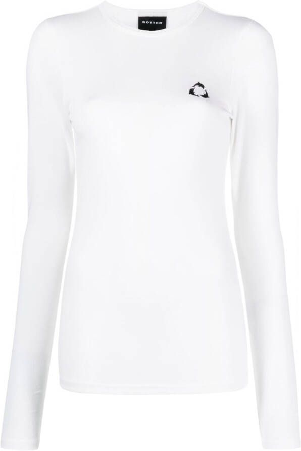 Botter T-shirt met lange mouwen Wit