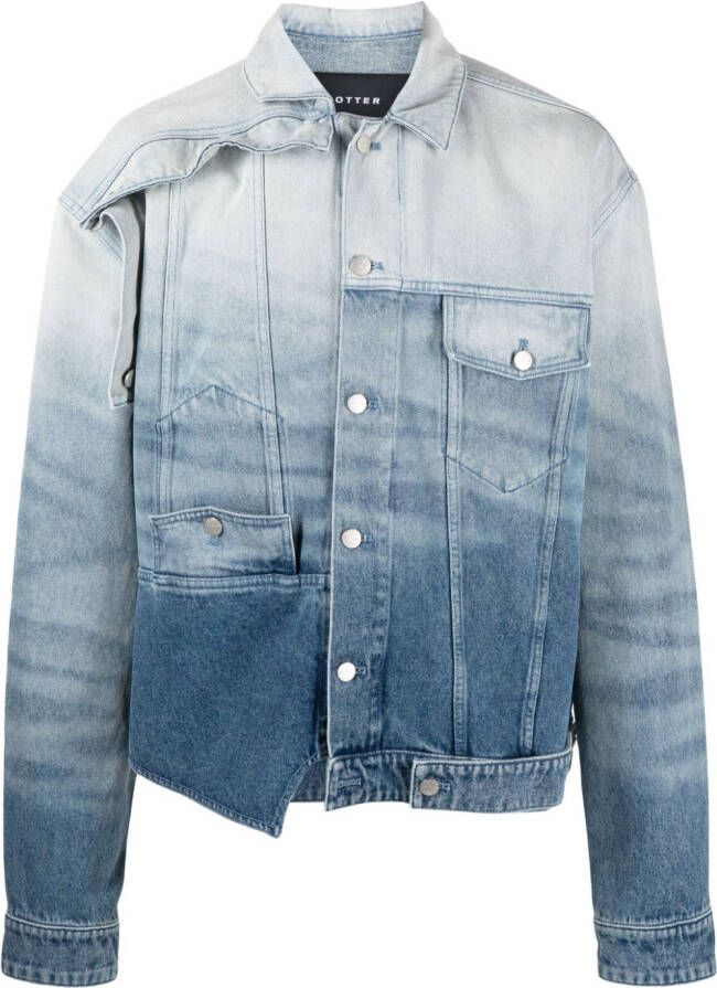 Botter Slim-fit jack Blauw