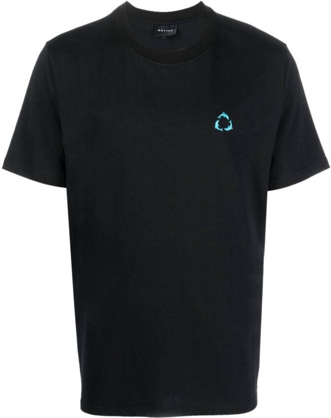 Botter T-shirt met tekst Zwart