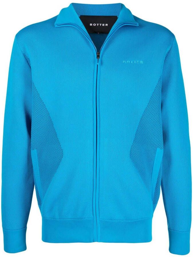 Botter Sweater met geborduurd logo Blauw - Foto 1