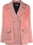Boutique Moschino Blazer met dubbele rij knopen Roze - Thumbnail 1