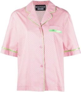 Boutique Moschino Blouse met stippen Roze