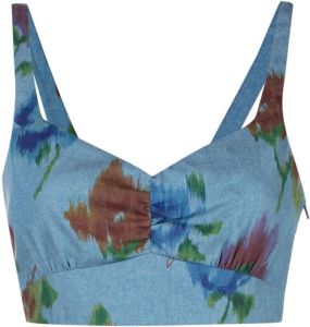 Boutique Moschino Cropped top Blauw