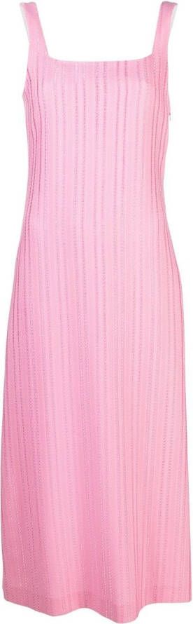 Boutique Moschino Gebreide jurk Roze