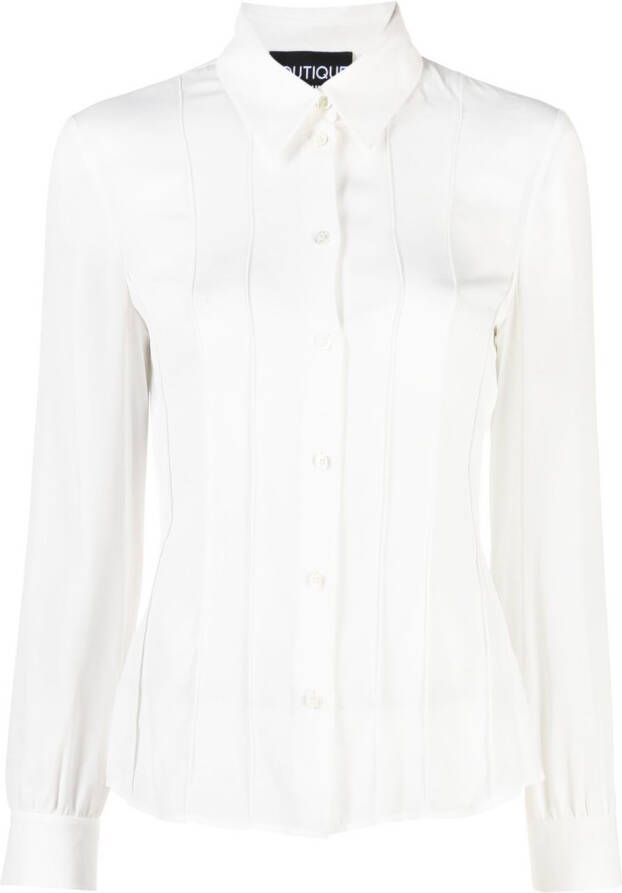 Boutique Moschino Geplooide blouse Wit