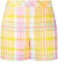 Boutique Moschino Geruite shorts Paars - Thumbnail 1