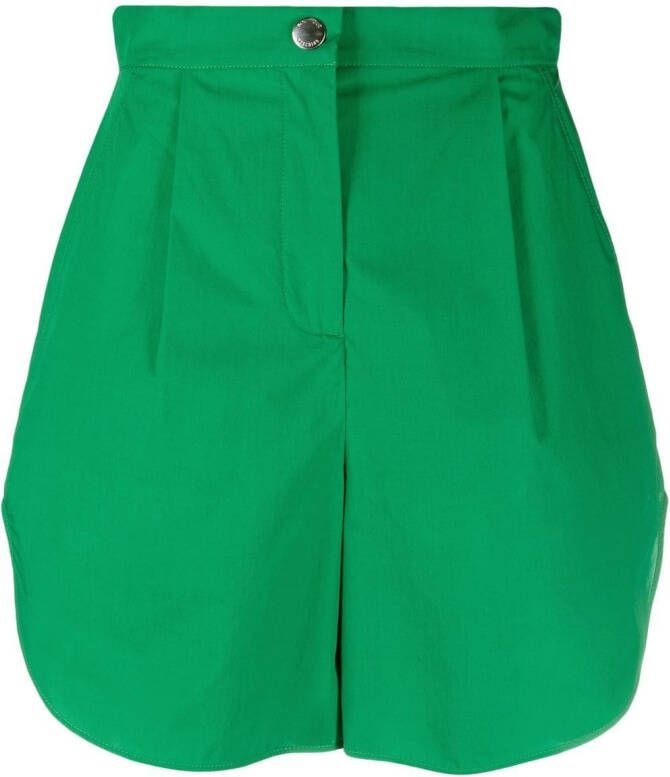 Boutique Moschino High waist shorts Groen