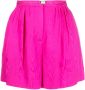 Boutique Moschino High waist shorts Roze - Thumbnail 1