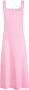 Boutique Moschino Midi-jurk met jacquard Roze - Thumbnail 1