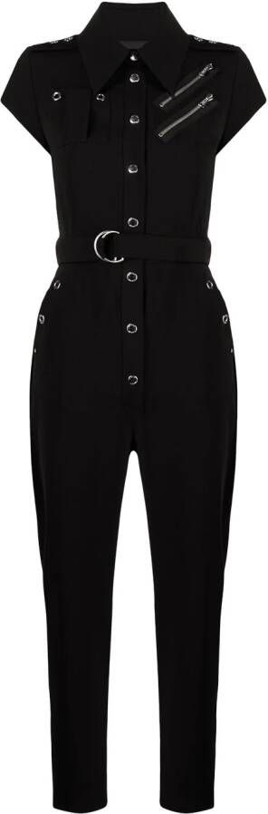 Moschino Jumpsuit met ceintuur Zwart