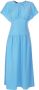 Boutique Moschino Midi-jurk met korsetdetail Blauw - Thumbnail 1