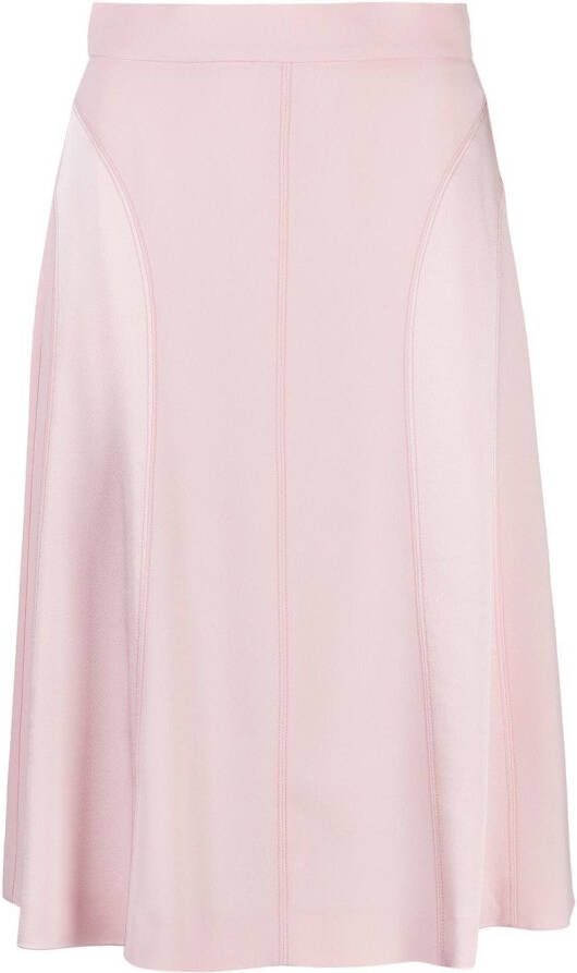 Boutique Moschino Midi-rok met A-lijn Roze