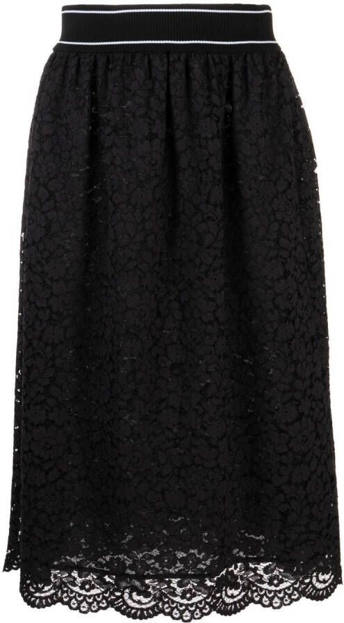 Boutique Moschino Midi-rok met A-lijn Zwart