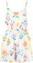 Boutique Moschino Mini-jurk met bloemenprint Wit - Thumbnail 1