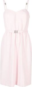 Boutique Moschino Mini-jurk met ceintuur Roze