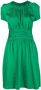 Boutique Moschino Satijnen jurk Groen - Thumbnail 1