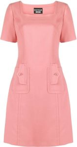 Boutique Moschino Mini-jurk met korte mouwen Roze