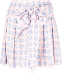 Boutique Moschino Shorts met gestrikte taille Roze