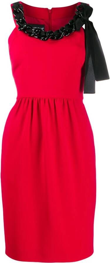 Boutique Moschino Verfraaide jurk Rood