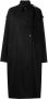 Boyarovskaya Trenchcoat Zwart - Thumbnail 1