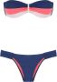 Brigitte bandeau bikini set Blauw - Thumbnail 1