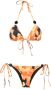 Brigitte Bikini met abstracte print Oranje - Thumbnail 1