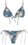 Brigitte Bikini met bloemenprint Blauw - Thumbnail 1