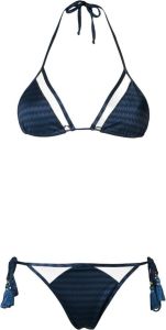 Brigitte triangel bikini Blauw