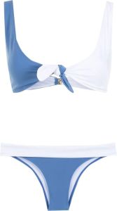 Brigitte Tweekleurige bikini Blauw