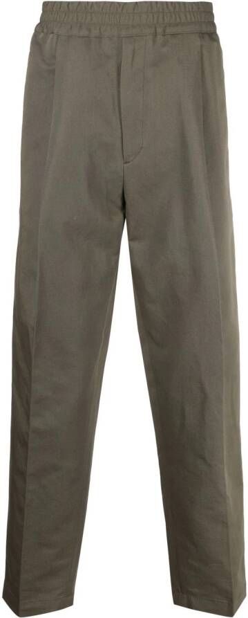 Briglia 1949 Broek met geplooid detail Groen
