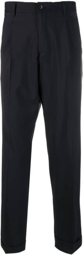 Briglia 1949 Chino met elastische taille Blauw
