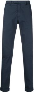 Briglia 1949 cotton tailored trousers Blauw