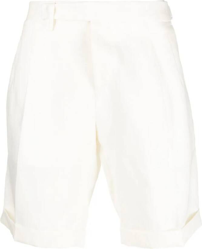 Briglia 1949 Geplooide bermuda shorts Wit