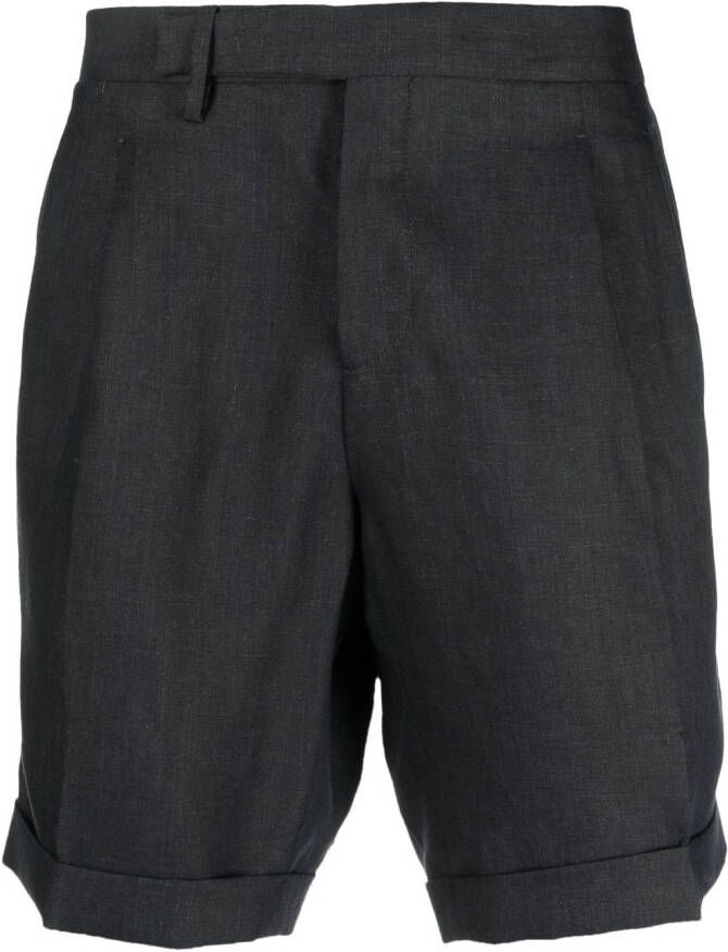 Briglia 1949 Geplooide bermuda shorts Zwart