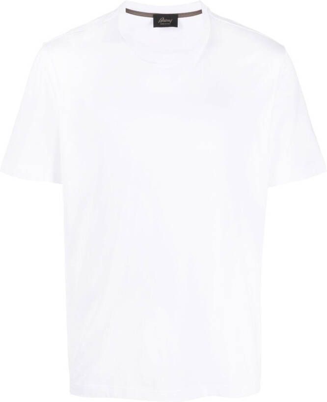 Brioni T-shirt met ronde hals Wit