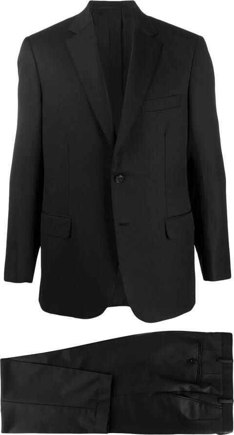 Brioni Blazer met enkele rij knopen Zwart