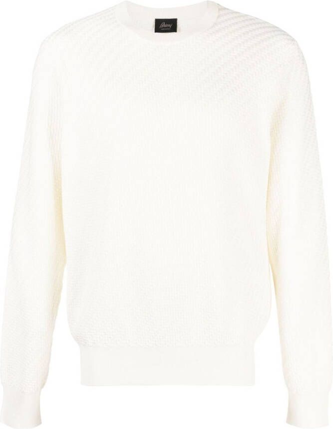 Brioni Trui met ronde hals Beige