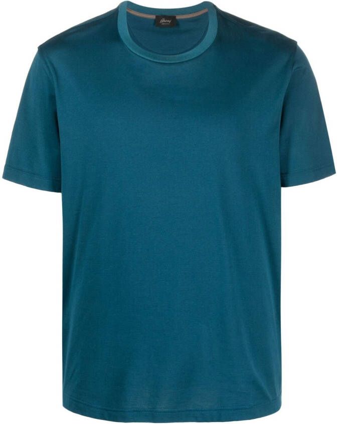 Brioni T-shirt met ronde hals Blauw