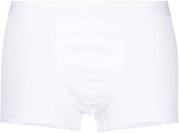 Brioni Boxershorts met elastische tailleband Wit