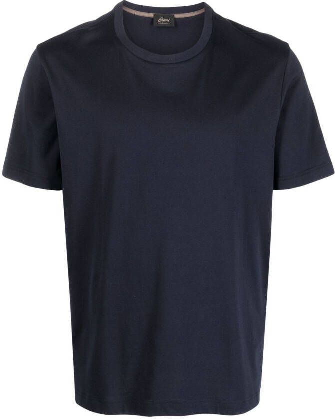 Brioni Katoenen T-shirt Blauw