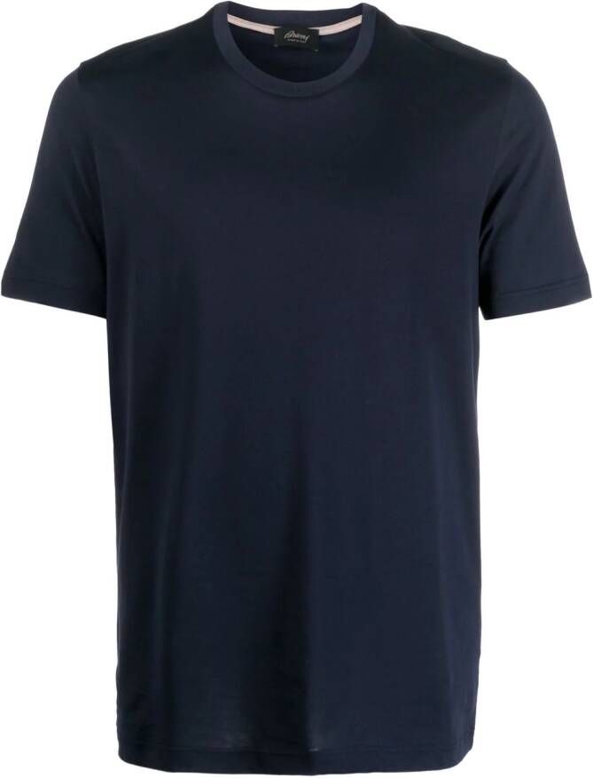 Brioni Katoenen T-shirt Blauw