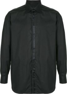 Brioni Overhemd met puntkraag Zwart
