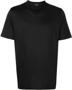 Brioni T-shirt met ronde hals 1000 BLACK