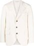 Brunello Cucinelli Blazer met enkele rij knopen Beige - Thumbnail 1