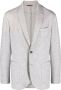 Brunello Cucinelli Blazer met enkele rij knopen Grijs - Thumbnail 1