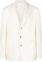 Brunello Cucinelli Blazer met enkele rij knopen Wit - Thumbnail 1