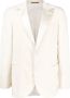 Brunello Cucinelli Blazer met enkele rij knopen Wit - Thumbnail 1